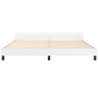 Estructura de cama cabecero cuero sintético blanco 200x200 cm de , Camas y somieres - Ref: Foro24-3125531, Precio: 226,67 €, ...