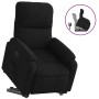 Sillón reclinable elevable tela de microfibra negro en Sillones | Comprar online en Foru.es