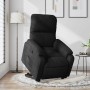 Sillón reclinable elevable tela de microfibra negro en Sillones | Comprar online en Foru.es