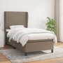 Cama box spring con colchón tela gris taupe 80x200 cm de , Camas y somieres - Ref: Foro24-3127761, Precio: 371,62 €, Descuent...