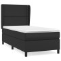 Cama box spring con colchón cuero sintético negro 80x200 cm de , Camas y somieres - Ref: Foro24-3128937, Precio: 307,21 €, De...