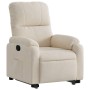 Sillón reclinable elevable tela de microfibra beige en Sillones | Comprar online en Foru.es