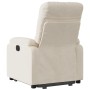 Sillón reclinable elevable tela de microfibra beige en Sillones | Comprar online en Foru.es