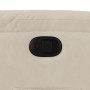 Sillón reclinable elevable tela de microfibra beige en Sillones | Comprar online en Foru.es