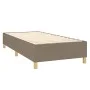 Box spring bed with taupe gray fabric mattress 80x200 cm by , Beds and slatted bases - Ref: Foro24-3136953, Price: 388,08 €, ...