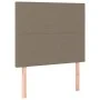 Box spring bed with taupe gray fabric mattress 80x200 cm by , Beds and slatted bases - Ref: Foro24-3136953, Price: 388,08 €, ...