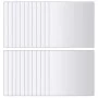 Azulejos de espejo 24 unidades cuadrados vidrio de vidaXL, Espejos - Ref: Foro24-244462, Precio: 38,50 €, Descuento: %