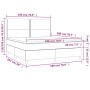 Cama box spring con colchón terciopelo verde oscuro 180x200 cm de , Camas y somieres - Ref: Foro24-3142980, Precio: 607,60 €,...