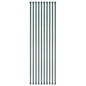 Postes de jardín 10 unidades 1,5 m metal verde de vidaXL, Enrejados y soportes para plantas - Ref: Foro24-142310, Precio: 46,...