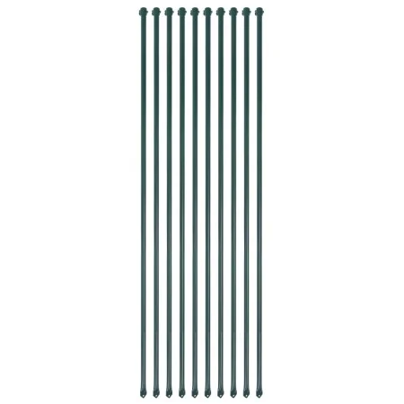 Postes de jardín 10 unidades 1,5 m metal verde de vidaXL, Enrejados y soportes para plantas - Ref: Foro24-142310, Precio: 46,...