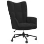 Black velvet recliner by , Armchairs - Ref: Foro24-328178, Price: 163,94 €, Discount: %