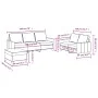 Set Sofas mit Kissen 3 Stück schwarzer Stoff von , Sofas - Ref: Foro24-3201472, Preis: 580,81 €, Rabatt: %