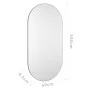 Mirror 100x50 cm glass by , Mirrors - Ref: Foro24-326084, Price: 39,52 €, Discount: %