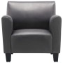 Sillón de cuero sintético gris de , Sillones - Ref: Foro24-248619, Precio: 183,82 €, Descuento: %