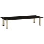 Mueble para TV de vidrio templado negro 80x35x17 cm de , Muebles TV - Ref: Foro24-322764, Precio: 47,06 €, Descuento: %