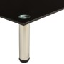 Mueble para TV de vidrio templado negro 80x35x17 cm de , Muebles TV - Ref: Foro24-322764, Precio: 47,06 €, Descuento: %
