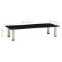 Mueble para TV de vidrio templado negro 80x35x17 cm de , Muebles TV - Ref: Foro24-322764, Precio: 47,06 €, Descuento: %
