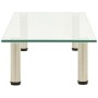 Mueble para TV de vidrio templado transparente 80x35x17 cm de , Muebles TV - Ref: Foro24-322766, Precio: 48,48 €, Descuento: %