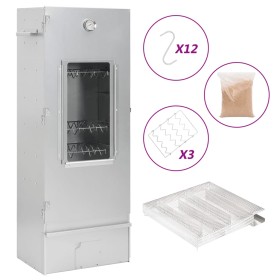 Horno ahumador de BBQ con generador humo frío acero galvanizado de , Barbacoas - Ref: Foro24-3200766, Precio: 197,38 €, Descu...