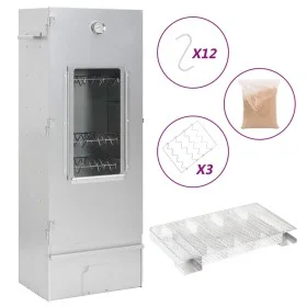 Horno ahumador de BBQ con generador humo frío acero galvanizado de , Barbacoas - Ref: Foro24-3200770, Precio: 227,35 €, Descu...