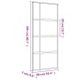 Puerta corredera dorada de vidrio ESG transparente y aluminio de , Puertas para el hogar - Ref: Foro24-155191, Precio: 136,21...