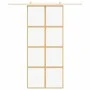Goldene Schiebetür aus transparentem ESG-Glas und Aluminium von , Türen für zu Hause - Ref: Foro24-155185, Preis: 171,08 €, R...