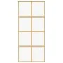 Goldene Schiebetür aus transparentem ESG-Glas und Aluminium von , Türen für zu Hause - Ref: Foro24-155185, Preis: 171,08 €, R...