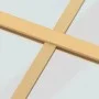 Goldene Schiebetür aus transparentem ESG-Glas und Aluminium von , Türen für zu Hause - Ref: Foro24-155185, Preis: 171,08 €, R...