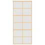 Puerta corredera dorada vidrio ESG esmerilado aluminio 90x205cm de , Puertas para el hogar - Ref: Foro24-155170, Precio: 177,...