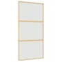 Goldene Schiebetür aus mattiertem ESG-Glas und Aluminium von , Türen für zu Hause - Ref: Foro24-155153, Preis: 181,52 €, Raba...