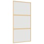 Puerta corredera dorada de vidrio ESG esmerilado y aluminio de , Puertas para el hogar - Ref: Foro24-155153, Precio: 184,44 €...