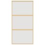 Puerta corredera dorada de vidrio ESG esmerilado y aluminio de , Puertas para el hogar - Ref: Foro24-155153, Precio: 184,44 €...