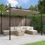 Pérgola con cubierta retráctil gris taupe 295x292x230 cm de , Carpas y cenadores - Ref: Foro24-360115, Precio: 233,19 €, Desc...