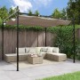 Pérgola con cubierta retráctil gris taupe 295x292x230 cm de , Carpas y cenadores - Ref: Foro24-360115, Precio: 241,47 €, Desc...