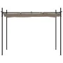 Pérgola con cubierta retráctil gris taupe 295x292x230 cm de , Carpas y cenadores - Ref: Foro24-360115, Precio: 233,19 €, Desc...
