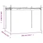 Pérgola con cubierta retráctil gris taupe 295x292x230 cm de , Carpas y cenadores - Ref: Foro24-360115, Precio: 233,19 €, Desc...