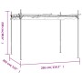 Pérgola con cubierta retráctil gris taupe 295x292x230 cm de , Carpas y cenadores - Ref: Foro24-360115, Precio: 241,47 €, Desc...
