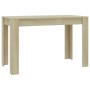 Mesa de comedor de aglomerado color roble Sonoma 120x60x76 cm de , Mesas de cocina y de comedor - Ref: Foro24-800435, Precio:...