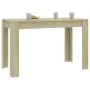Sonoma oak chipboard dining table 120x60x76 cm by , Kitchen and dining tables - Ref: Foro24-800435, Price: 70,56 €, Discount: %