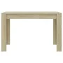 Sonoma oak chipboard dining table 120x60x76 cm by , Kitchen and dining tables - Ref: Foro24-800435, Price: 70,56 €, Discount: %