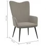 Silla de relajación de terciopelo gris claro de , Sillones - Ref: Foro24-327677, Precio: 103,36 €, Descuento: %