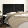 Headboards 4 units of black velvet 90x5x78/88 cm by , Headboards and footboards - Ref: Foro24-3116254, Price: 87,94 €, Discou...