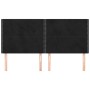 Cabeceros 4 unidades de terciopelo negro 90x5x78/88 cm de , Cabeceros y pies de cama - Ref: Foro24-3116254, Precio: 88,60 €, ...