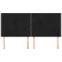 Headboards 4 units of black velvet 90x5x78/88 cm by , Headboards and footboards - Ref: Foro24-3116254, Price: 87,94 €, Discou...