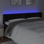 Cabecero con LED de terciopelo negro 183x16x78/88 cm de , Cabeceros y pies de cama - Ref: Foro24-3123158, Precio: 66,43 €, De...