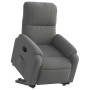 Sillón eléctrico reclinable elevable tela microfibra gris en Sillones | Comprar online en Foru.es
