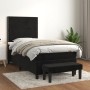 Cama box spring con colchón cuero sintético negro 90x190 cm de , Camas y somieres - Ref: Foro24-3137757, Precio: 327,66 €, De...