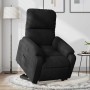 Sillón eléctrico reclinable elevable tela microfibra negro en Sillones | Comprar online en Foru.es