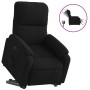 Sillón eléctrico reclinable elevable tela microfibra negro en Sillones | Comprar online en Foru.es