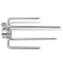 Horquilla para espetón de asado/barbacoa acero 2 uds de , Accesorios para barbacoas - Ref: Foro24-42251, Precio: 22,97 €, Des...